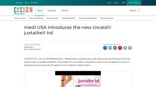 medi USA introduces the new circaid® juxtalite® hd - PR Newswire
