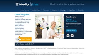 Medix Online Home