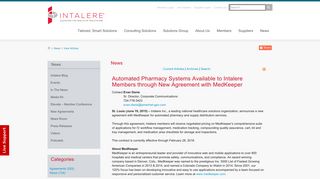 New MedKeeper Agreement Brings Automated Pharmacy Systems