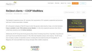 ReQtest clients - COOP MedMera