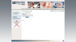 Schedules/Login - Pediatrix Medical Group
