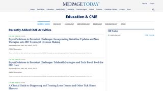 Free CME: Continuing Medical Education | MedPage Today