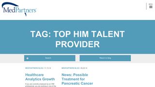 Top HIM Talent Provider | MedPartners