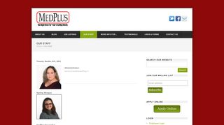 Our Staff | Medplus Staffing