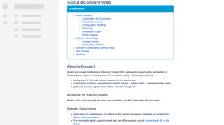 About eConsent Web - Medrio Documentation - Medrio Documentation
