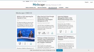 Medscape CME/CE - Index