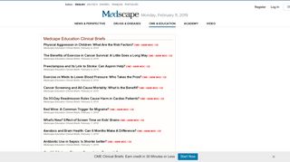 Medscape Education CME | Clinical Briefs