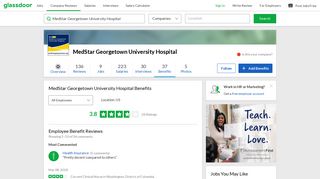 MedStar Georgetown University Hospital Employee Benefits and ...