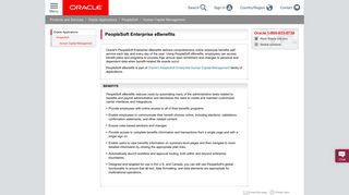 Oracle | Enterprise eBenefits is an employee self-service benefits tool ...