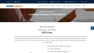 Healthcare LMS | Learning Management Simplified - Medtrainer