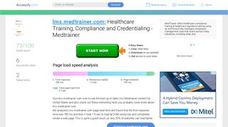Access lms.medtrainer.com. Healthcare Training, Compliance and ...