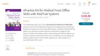 ePractice Kit for Medical Front Office Skills with MedTrak Systems ...
