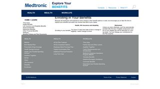 Enrolling in Your Benefits - Medtronic Benefits