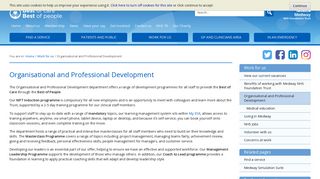 Organisational and Professional Development - Medway NHS ...