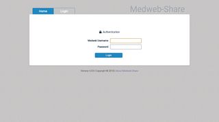 Login - Medweb-Share