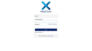 Login - MedXCom