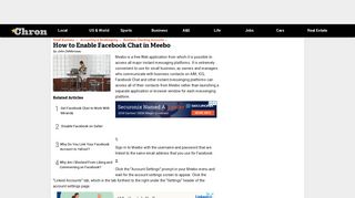 How to Enable Facebook Chat in Meebo | Chron.com