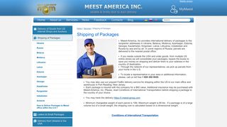 Shipping of Packages » Meest America Inc. Delivery of parcels and ...