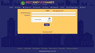 Meet and Fuck Games - Login