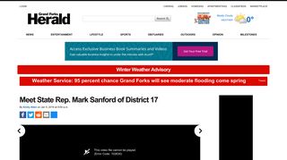 Meet State Rep. Mark Sanford of District 17 | Grand Forks Herald