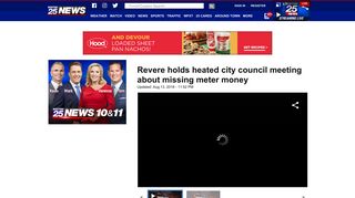 Revere holds heated city council meeting about missing meter money ...
