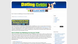 How To Delete Your Profile & Cancel Your Meetbang.com Account |
