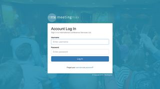 Sign-in - Admin - Meetingmax