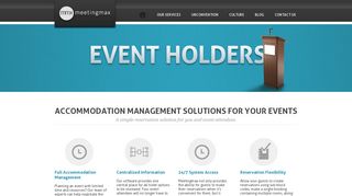 Meetingmax - Event Accommodation Management - Meetingmax