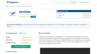 MeetMax Reviews and Pricing - 2019 - Capterra