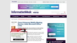 Cisco Enhances WebEx Meeting Service, Adds Microsoft Office ...