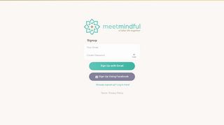 Sign Up - MeetMindful