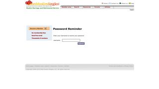 Password Reminder - Meet Muslim Singles