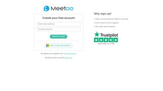Meetoo - Meetoo Signup Account