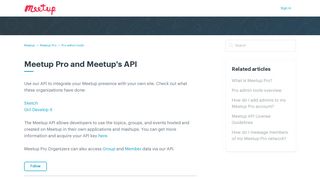 Meetup Pro and Meetup's API – Meetup