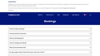 Booking Help | megabus UK