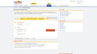 Mega Cabs,Book Mega Cabs Online, Car Rental Services From ...