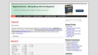 Megadroid Results – Making Money with Forex Megadroid – My ...