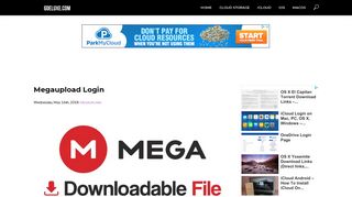Megaupload Login – GDELUXE.COM