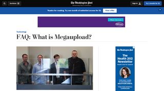 FAQ: What is Megaupload? - The Washington Post