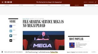 File-Sharing Service Mega Is No Megaupload | WIRED