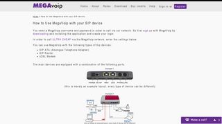 How to Use MegaVoip with your SIP device - MegaVoip | Mega cheap ...