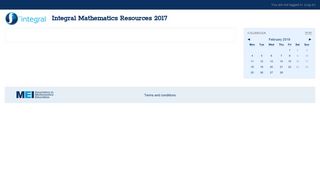 Integral Mathematics Resources 2017