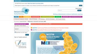 Mathematics in Education and Industry (MEI) - NCETM