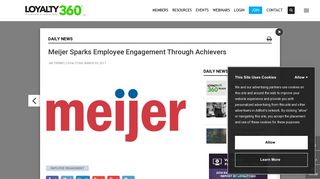 Loyalty360 - Meijer Sparks Employee Engagement Through Achievers