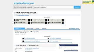 mein.advanzia.com at WI. Willkommen | meine.karte - Login | Advanzia