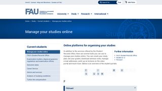 Manage your studies online › Friedrich-Alexander-Universität ...