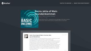 Amira Jehia of Mein Grundeinkommen by Basic Income Podcast • A ...