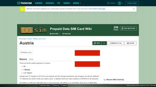 Austria | Prepaid Data SIM Card Wiki | FANDOM powered by Wikia