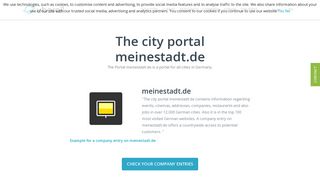 Company entry on meinestadt.de | uberall business directory