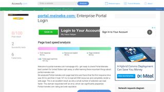 Access portal.meineke.com. Enterprise Portal Login